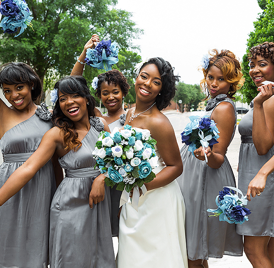 vegas wedding bridesmaid dresses BABARONI UK Off-the-Shoulder Bridesmaid Gown for Juniors, Slate Blue / J4