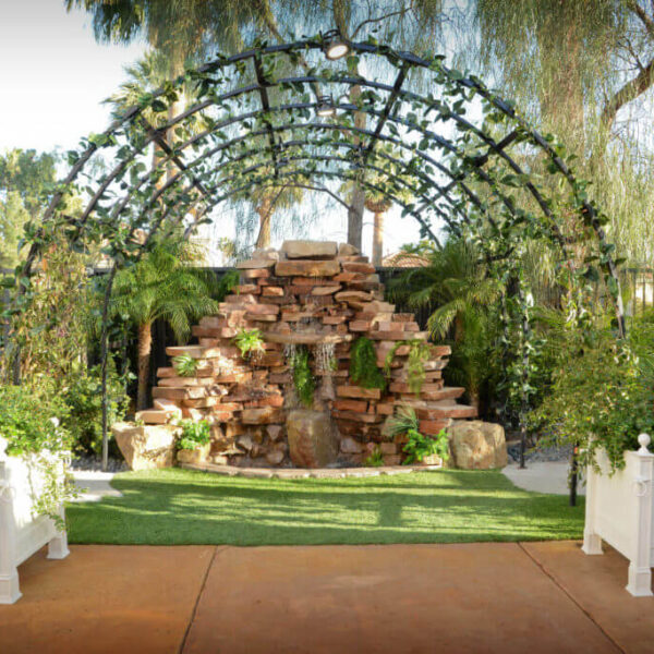 All Inclusive Las Vegas Wedding Venue Ceremony and Reception Waterfall Garden Packages