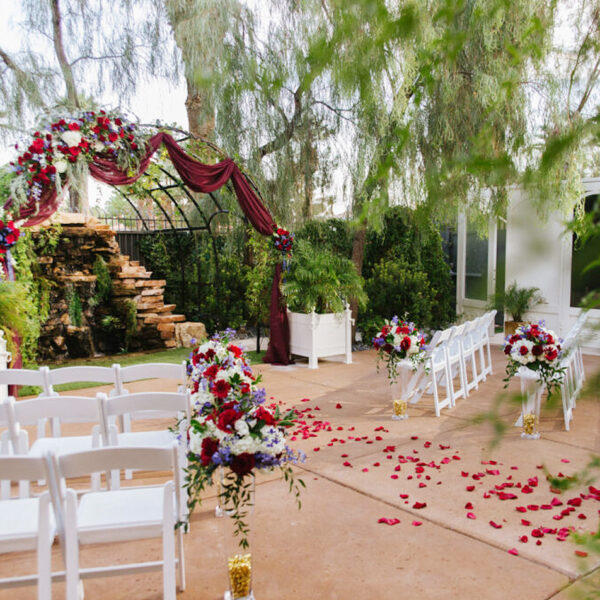 Las Vegas Ceremony Venue with Banquet Hall – All Inclusive Packages for Waterfall Garden