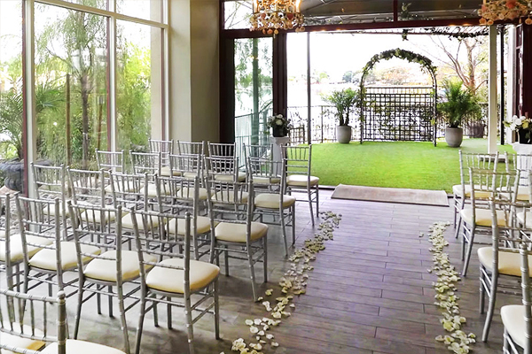 Las Vegas Wedding Chapel Ceremony Only Venue Packages with Lake and Garden Views