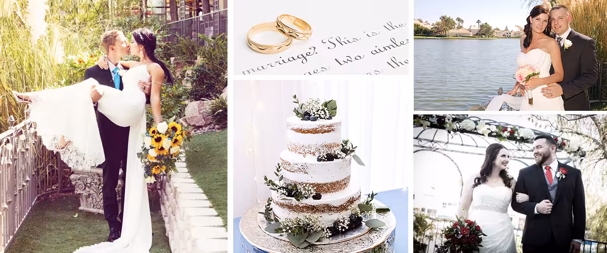 Las Vegas Wedding Packages for Large and Small Ceremony Only and All Inclusive Events in the Desert Shores Area of Summerlin