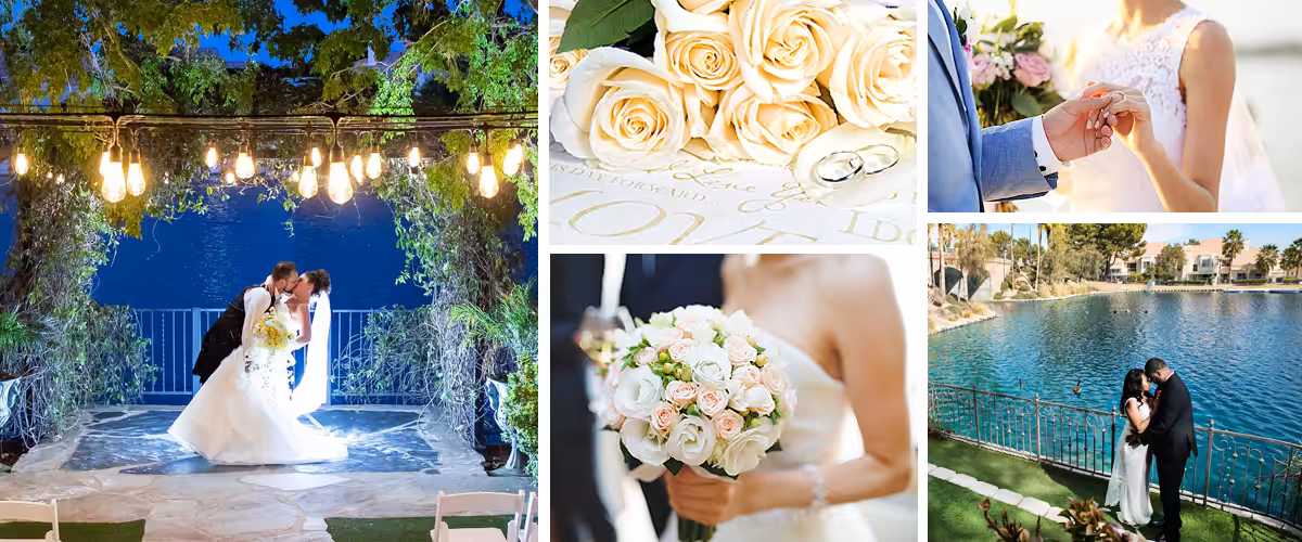 Las Vegas Wedding Venues with All Inclusive, Ceremony Only, and Reception Only Packages for Indoor and Outdoor Spaces