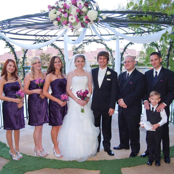 Outdoor Ceremony Only Wedding Packages in the Summerlin Desert Shores Area