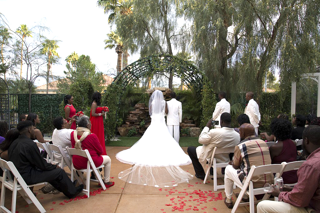 Waterfall Garden Ceremony and Reception Wedding Venue Near the Vegas Strip