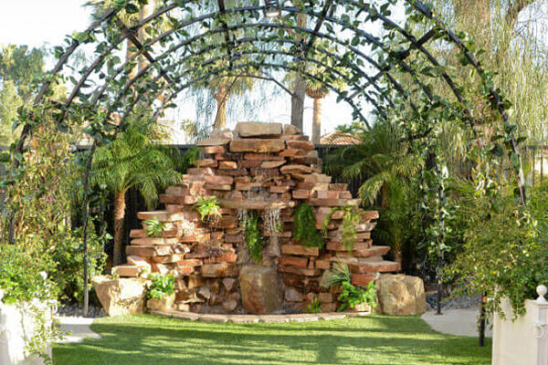Waterfall Garden All Inclusive Ceremony and Reception Wedding Packages Near Downtown Las Vegas