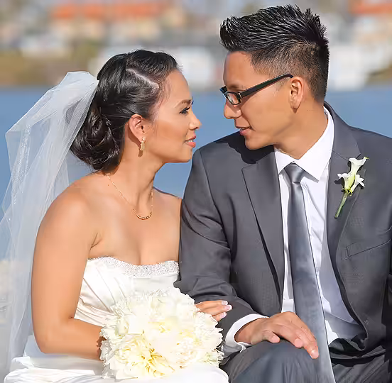 Indoor and Outdoor Package Prices for Las Vegas Weddings with Lake and Garden Views