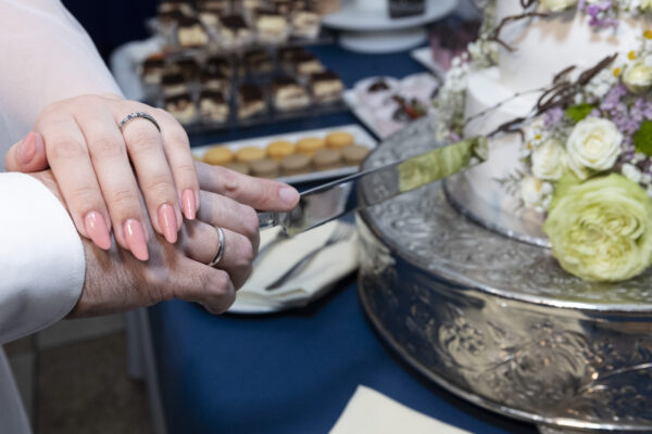 Las Vegas outdoor reception with catering included