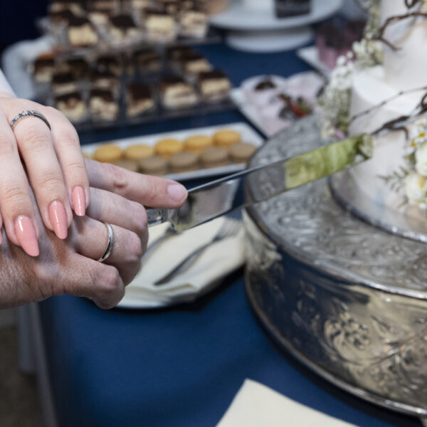 Las Vegas outdoor reception with catering included